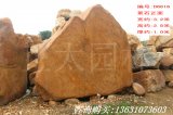 3.2米臥石廣東黃蠟石刻字石  編號D6816