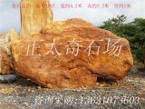4.3米寬臥刻字黃蠟批發(fā)景觀(guān)石頭 編號0411