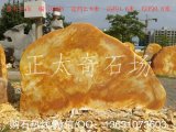  2.8米寬臥石 點(diǎn)綴刻字招牌黃蠟石 編號0428