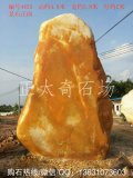  4.8米高立石刻字黃蠟石 小區招牌石 編號4455
