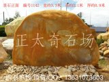  3.3米寬臥石園林黃蠟石 刻字招牌石 編號1142