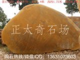 2.9米寬臥石園林黃蠟石 小區題名石 編號5759