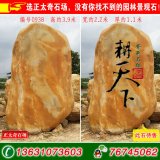  3.9米高立石園林石 黃蠟石 景觀(guān)石 編號093