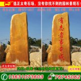  6.3米高立石園林黃蠟石 題名景觀(guān)石 編號Y-4217