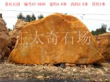 4.6米寬臥石刻字景區題名黃蠟石 編號A7-5628