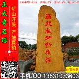 9.6米高大型刻字黃蠟石 景區標志石 編號R-3026