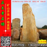 6.3米高立石黃蠟石 景區路口刻字招牌石 編號S3