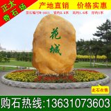 2.5米寬臥石大型天然風(fēng)景石優(yōu)質(zhì)景觀(guān)黃蠟石 編號