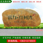 3.5米寬產(chǎn)地黃蠟石 樓盤(pán)小區門(mén)牌石 編號M-0707