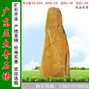  6.3米高 大型景觀(guān)黃蠟石 景區刻字石 編號R-2403