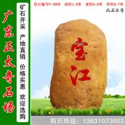 1.5米高廣東黃蠟石 園林景觀(guān)石 編號Y-3905