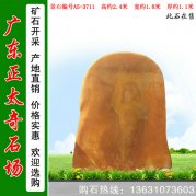 2.4米高景觀(guān)石 基地批發(fā)黃蠟石 編號A5-3711