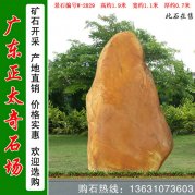 1.9米高黃蠟石 高檔刻字門(mén)牌石 編號W-2829