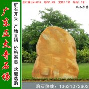 3.3米高園林黃蠟石 庭院景觀(guān)石 編號M-3228