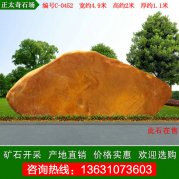  4.9米寬 廣東產(chǎn)地直銷(xiāo)黃蠟石 景觀(guān)石 編號C-0452