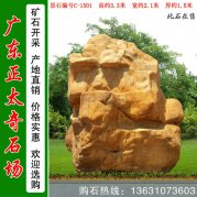  3.3米高立石 天然黃蠟石 鎮宅風(fēng)水石 編號C-1501
