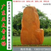  2.2米高刻字黃蠟石批發(fā)、文化石 編號G3-1139