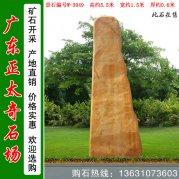 5.5米高大型黃蠟石 景區刻字標志石 編號W-3949
