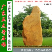3米高黃蠟石景區點(diǎn)綴造型景觀(guān)石編號B-3210