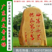 3.7米高園林黃蠟石 校區文化石 編號Y-1225