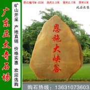 3.2米高園林黃蠟石 景區刻字招牌石 編號M-1536