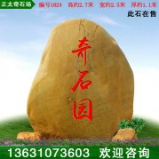 2.7米高直銷(xiāo)供應廣東黃蠟石 景觀(guān)石 編號1824
