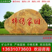 3.1米寬天然景觀(guān)石 廣東黃蠟石 編號4042