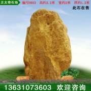 3.2米高天然園林黃蠟石 景觀(guān)立石 編號0933