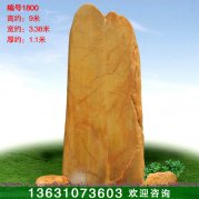 9米高超大型景觀(guān)石 景區刻字黃蠟石 編號1800