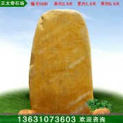 2.8米高廣東黃蠟石 廠(chǎng)家批發(fā)刻字石 編號5449