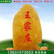 2.65米高廣東景觀(guān)石 村牌刻字石 編號5844