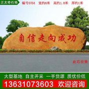 6米寬臥石廣東景觀(guān)石 文化刻字黃蠟石 編號5754